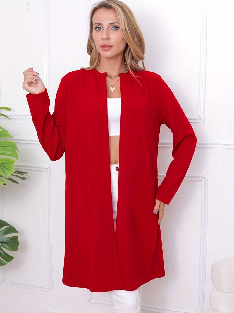Women's casual open front blazer