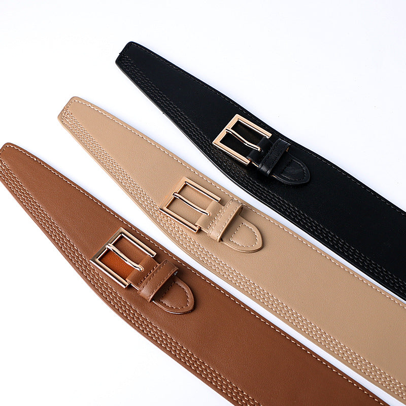 Lokelani - asymmetric leather belt