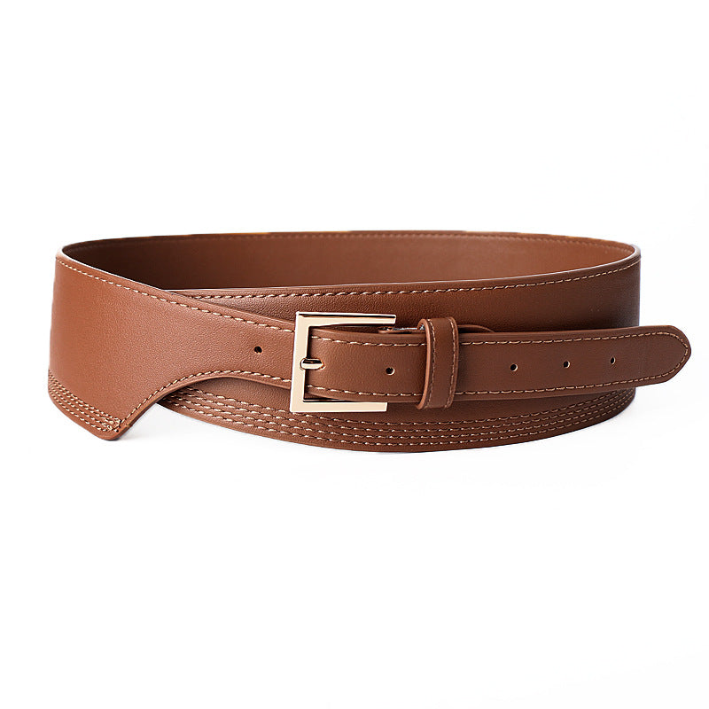 Lokelani - asymmetric leather belt