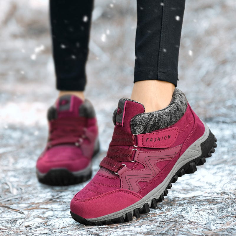 Women's mid-cut sports cotton shoes