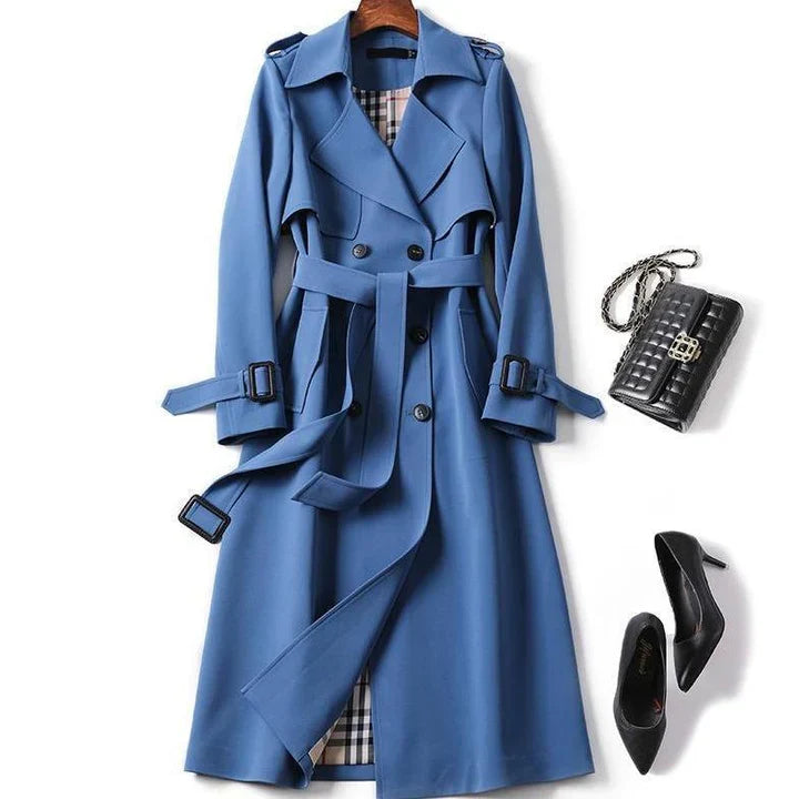 Plain trench coat for women