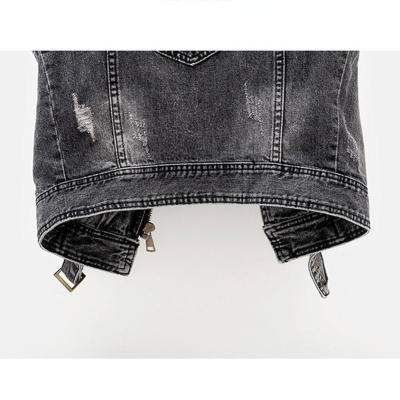 Denim Slimming All-Match Vest
