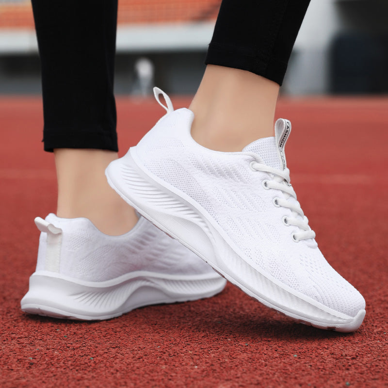 Unisex Athletic Sneakers - Lightweight Mesh - Cushioned Sole - Breathable Running Shoes