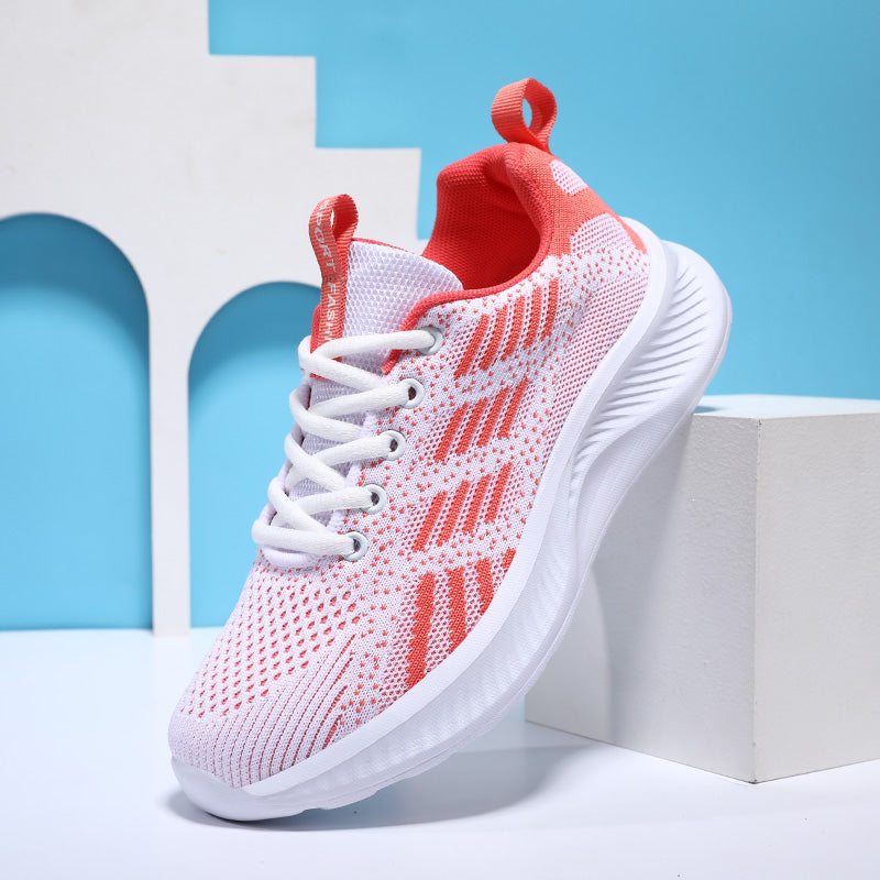 Unisex Athletic Sneakers - Lightweight Mesh - Cushioned Sole - Breathable Running Shoes