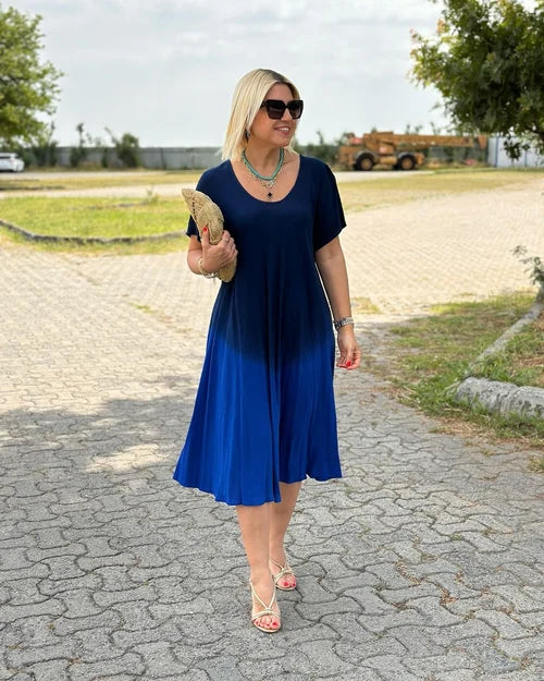 Women's elegant stylish cotton dress