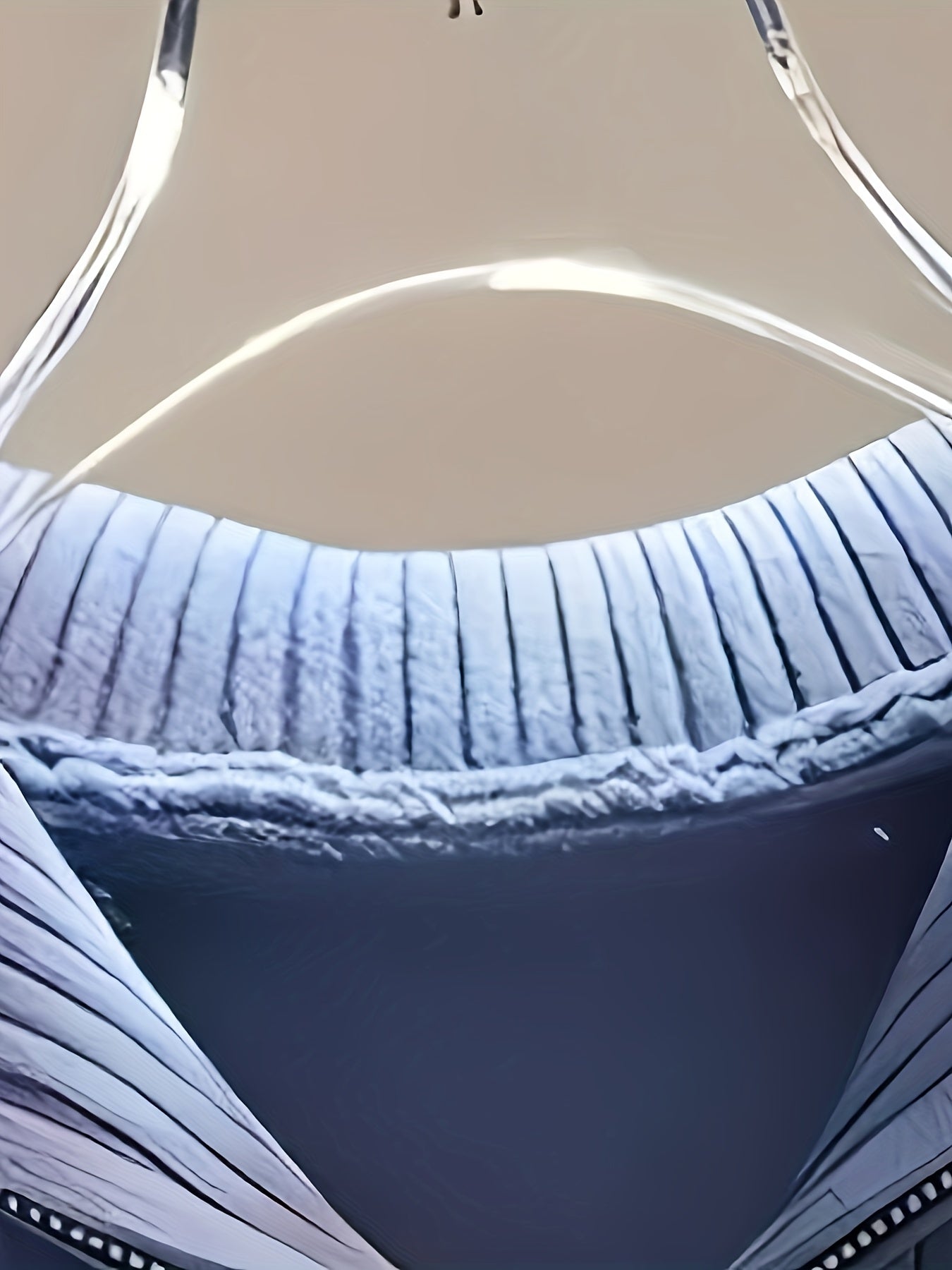 Striped Ribbed Collar Quarter-Zip Pullover Sweater