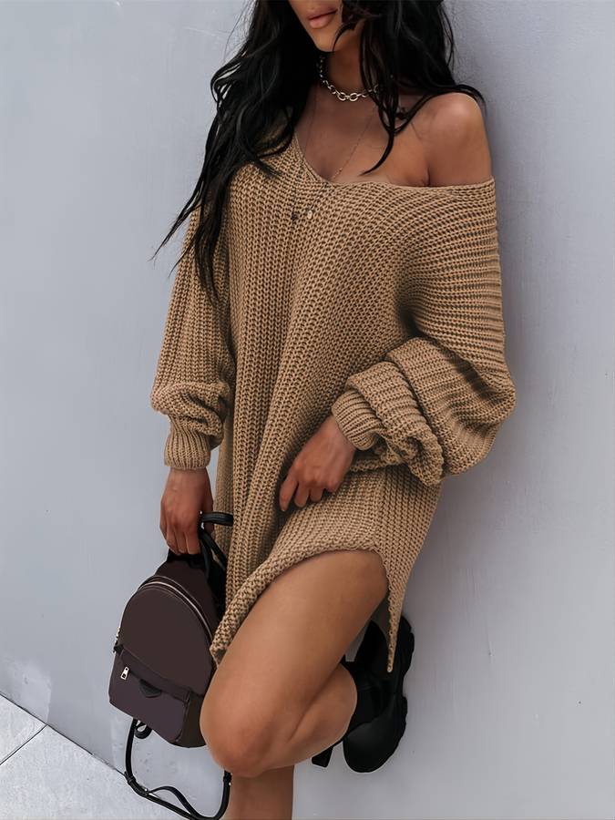 Women's oversized midi sweater