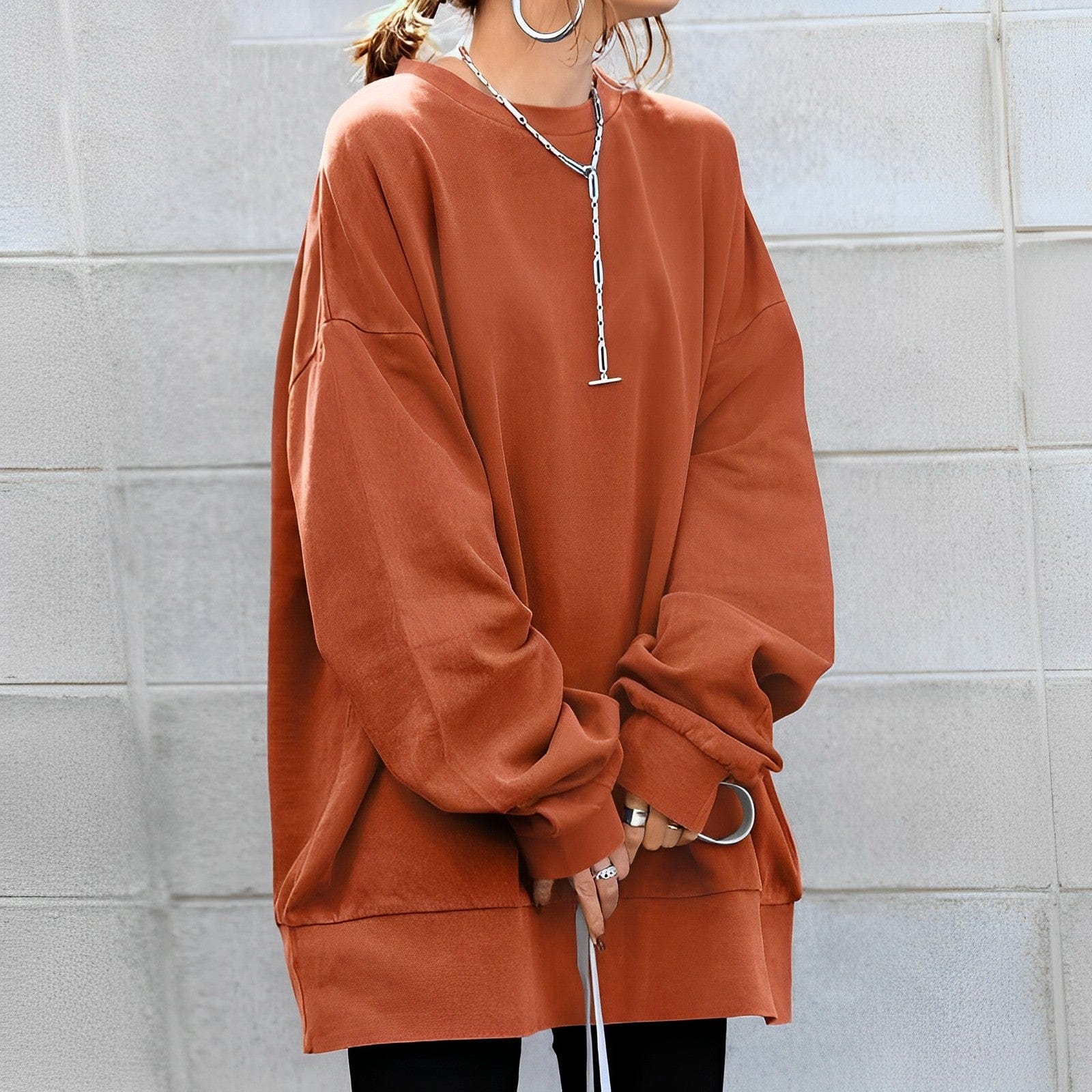 Loose Fit Basic Sweater