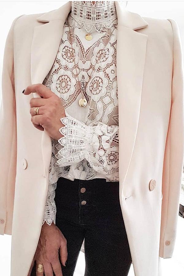 Women's elegant lace sweater
