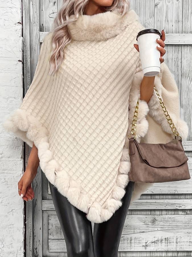 Twist Pattern V-Neck Pullover Sweater