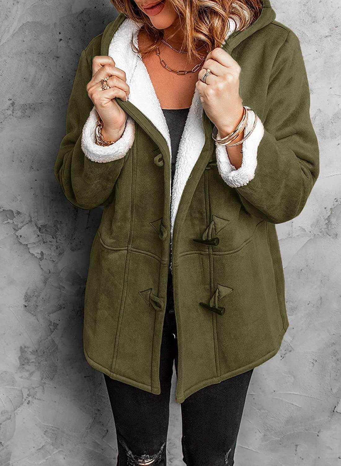 Women's plush winter coat