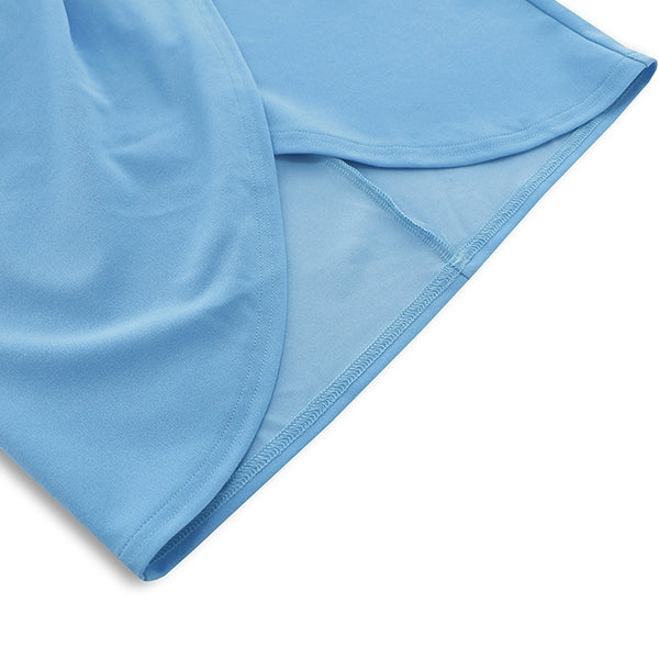 Chain Detail Cut-Out Sleeve Wrap Dress