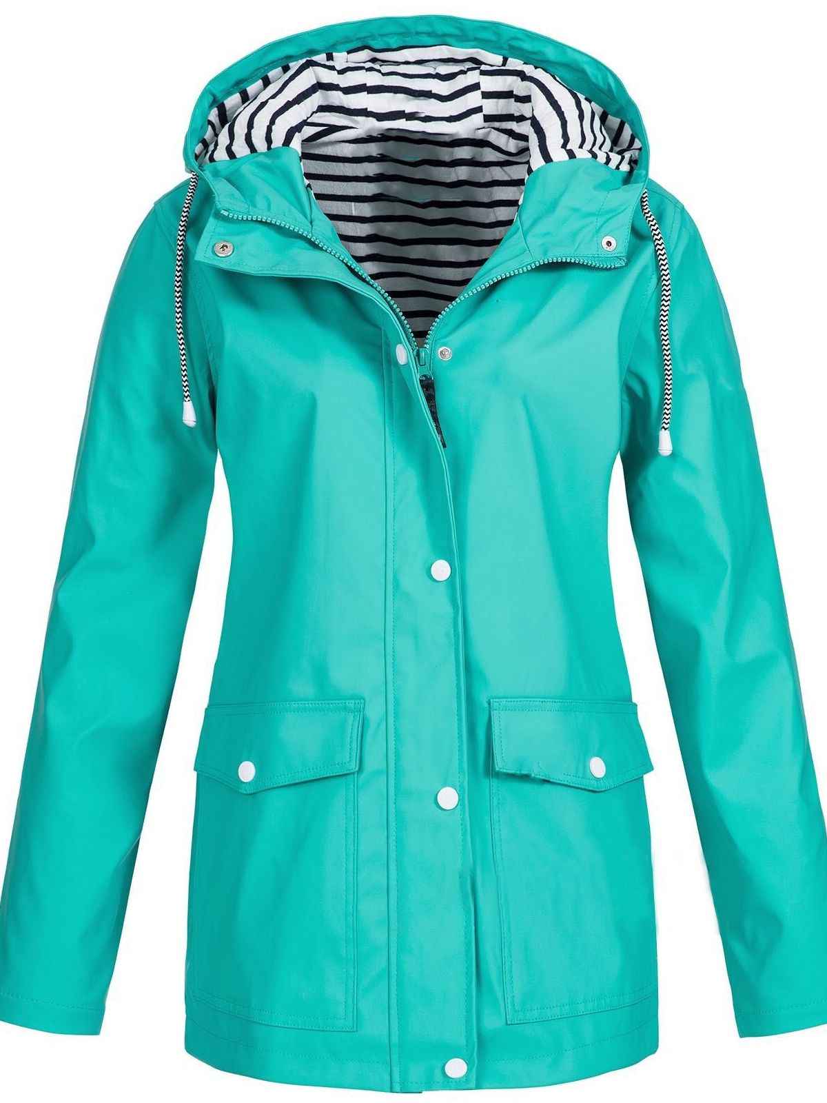Waterproof and windproof jacket for women