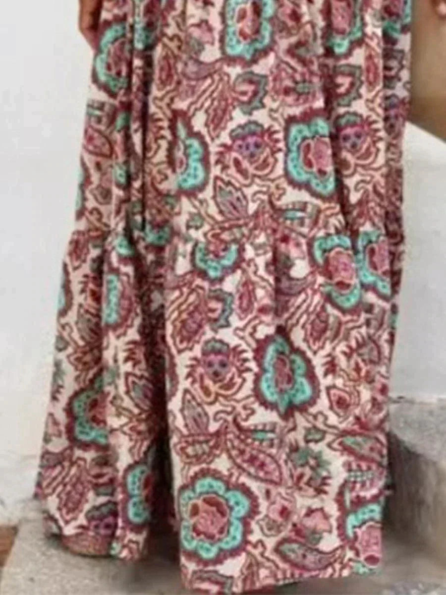 Women's Boho Maxi Dress - Elegant and Lightweight
