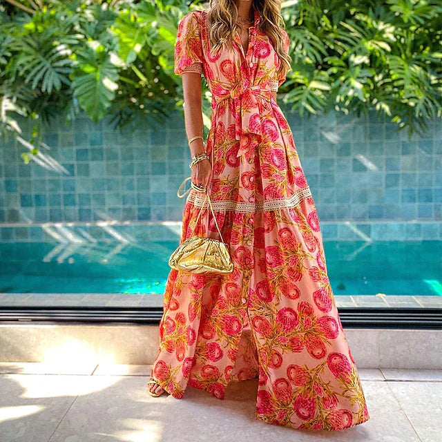 Floral Print Summer Dress for Women – Elegant and Stylish
