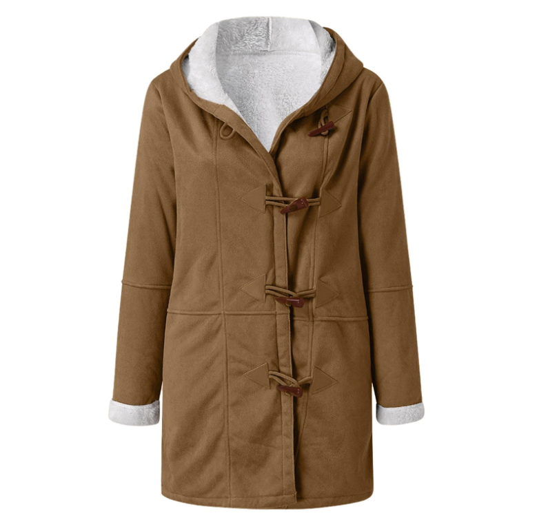 Warm and cozy winter hooded jacket for women