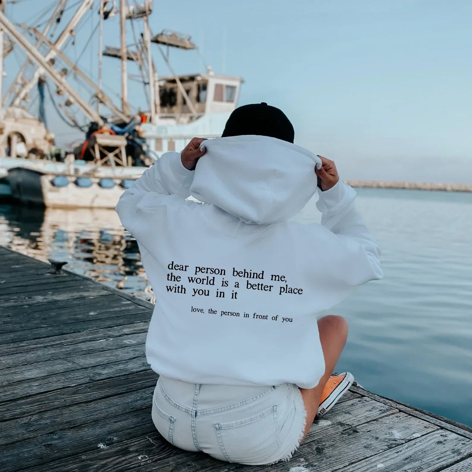 Stylish Lettering Hoodie
