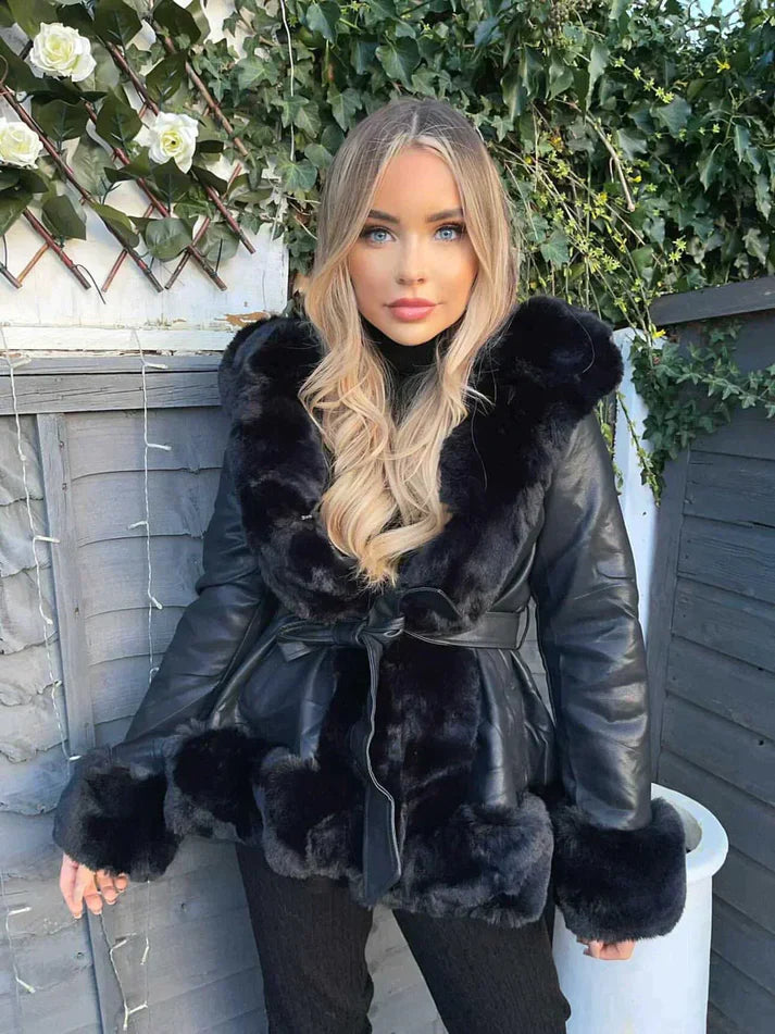 Women's winter coat with hood