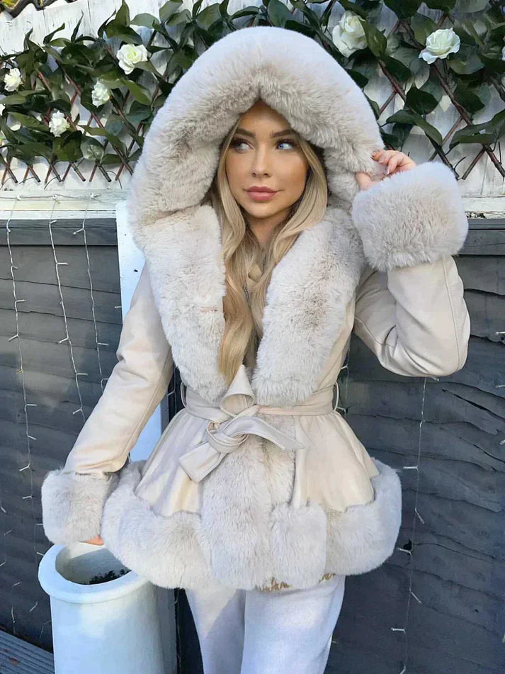 Women's winter coat with hood