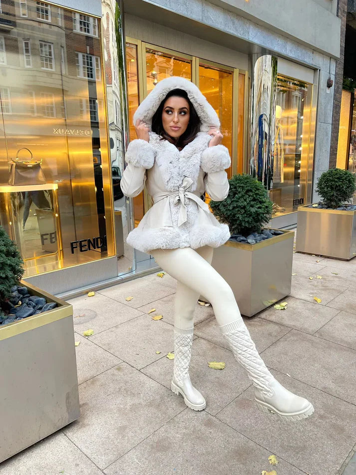 Women's winter coat with hood
