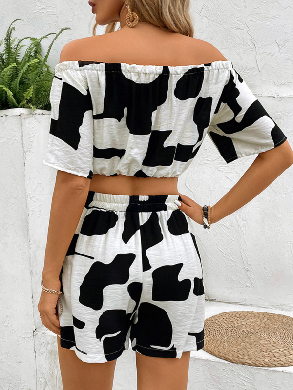 Sarada - printed shorts set two piece set