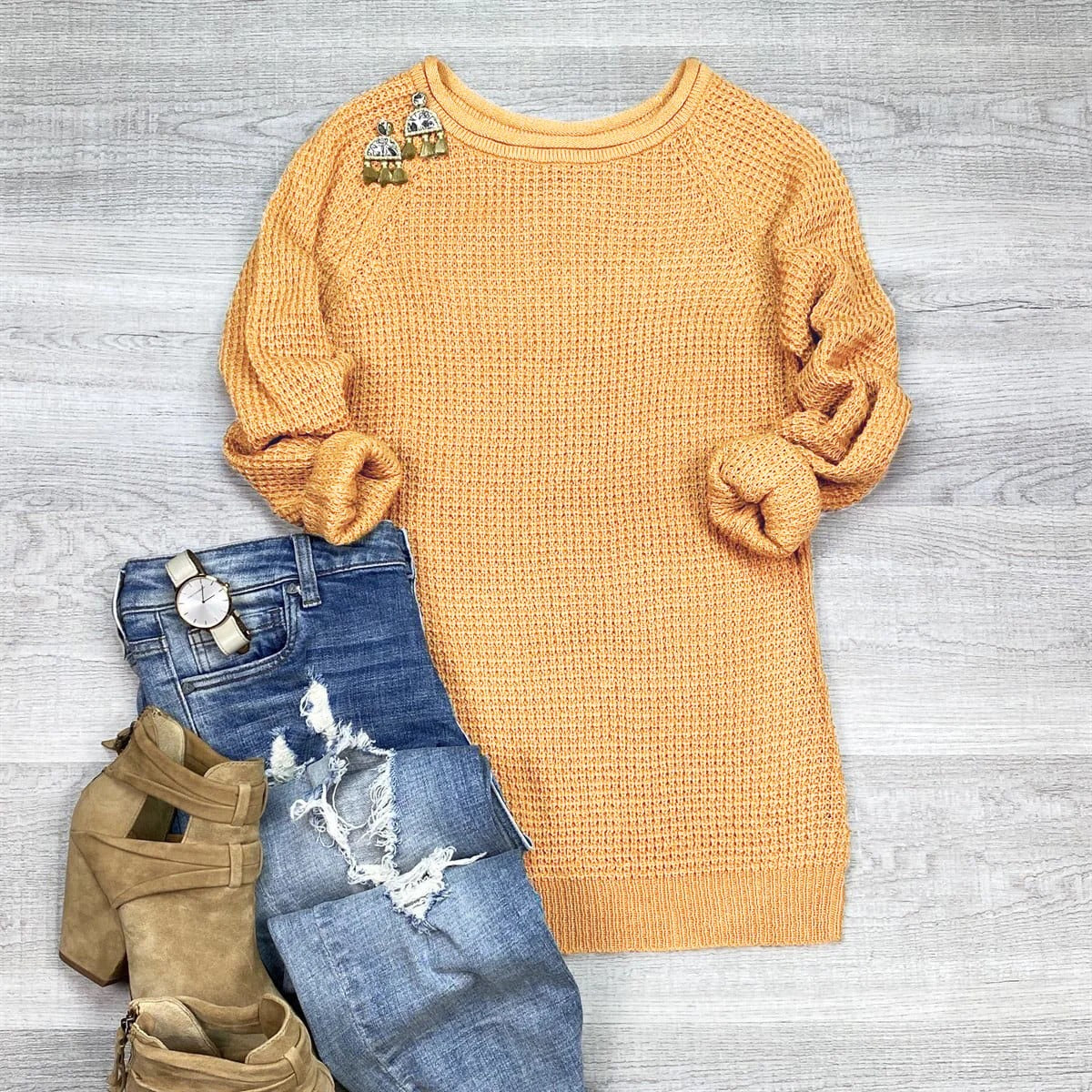 Chunky Oversized Fit Knit Wool Sweater