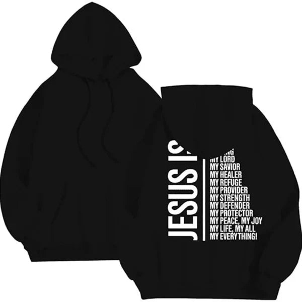 Women’s Hooded Sweatshirt – Oversized Fit – Fleece Lined – Graphic Back – Ribbed Trim