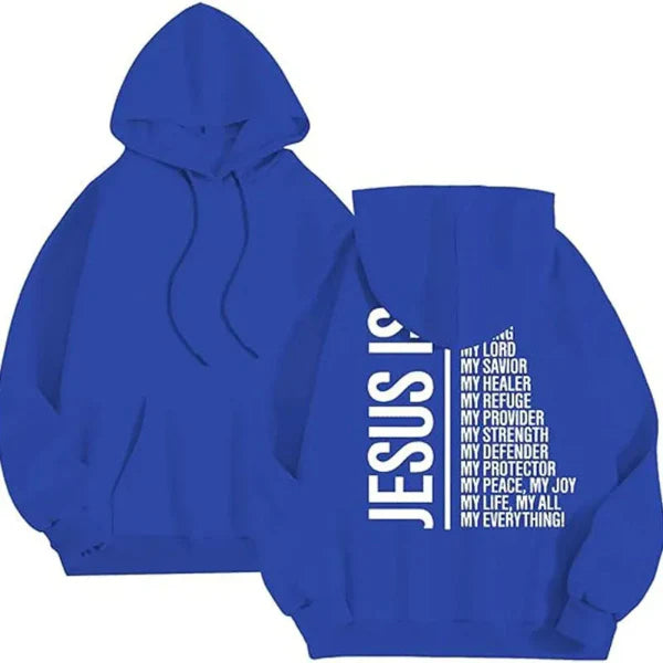 Women’s Hooded Sweatshirt – Oversized Fit – Fleece Lined – Graphic Back – Ribbed Trim