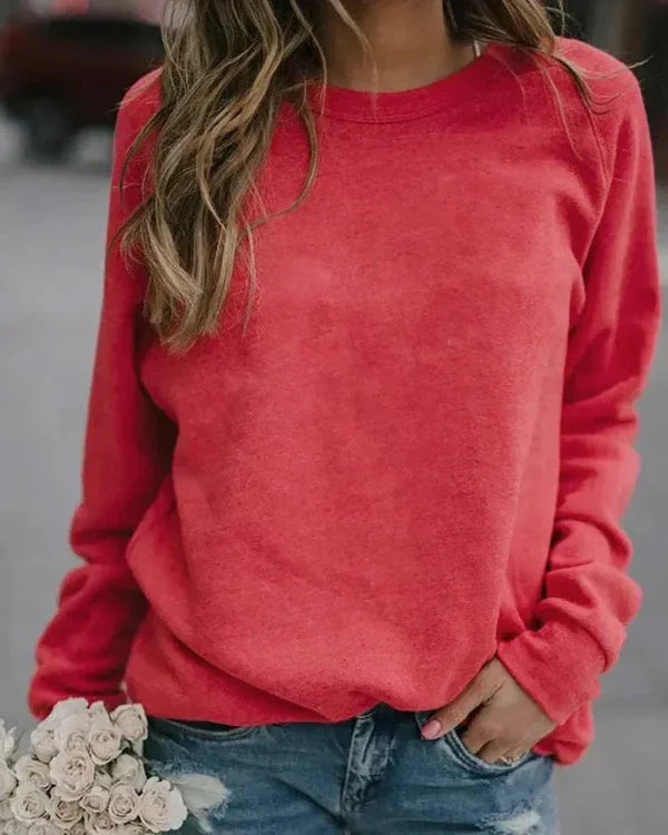Women’s Pullover Sweater – Relaxed Fit – Soft Knit – Long Sleeve – Casual Style