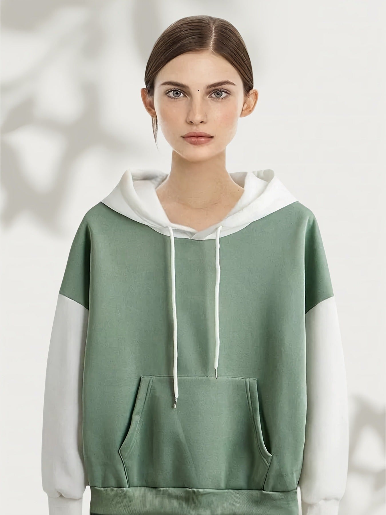 Women’s Pullover Hoodie – Loose Fit – Soft Cotton Feel – Hooded with Kangaroo Pocket