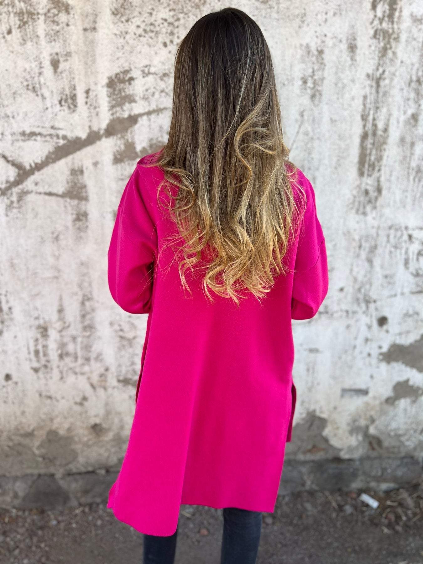 Hooded Long Sleeve Cardigan Coat