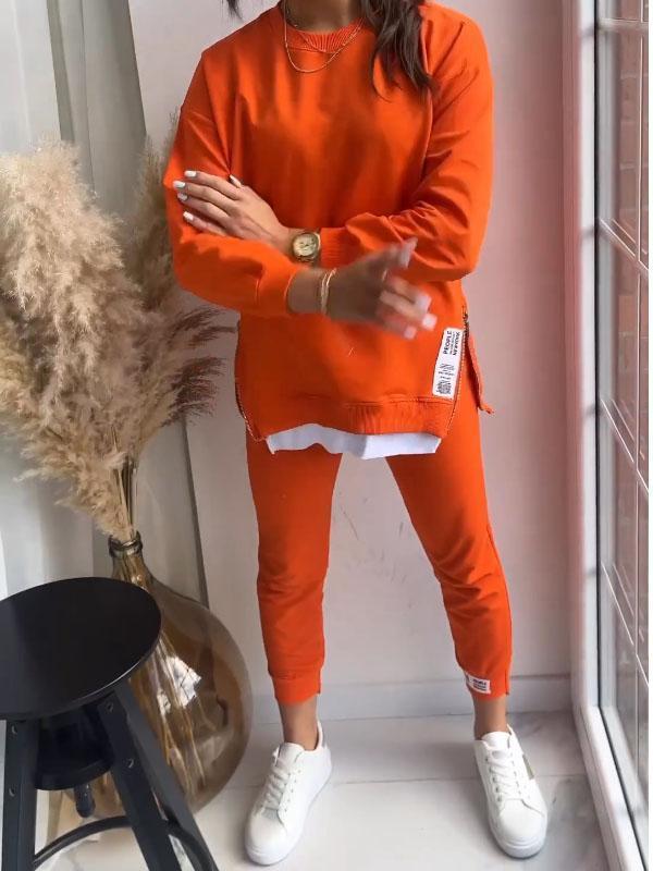 Women's stylish sweater and slim fit pants set