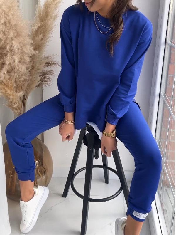 Women's stylish sweater and slim fit pants set