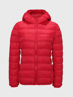 Isla Hooded Quilted Puffer Jacket | Regular Fit Hip-Length Puffer Jacket