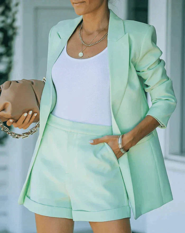 Jayda™ | Blazer & Shorts Set