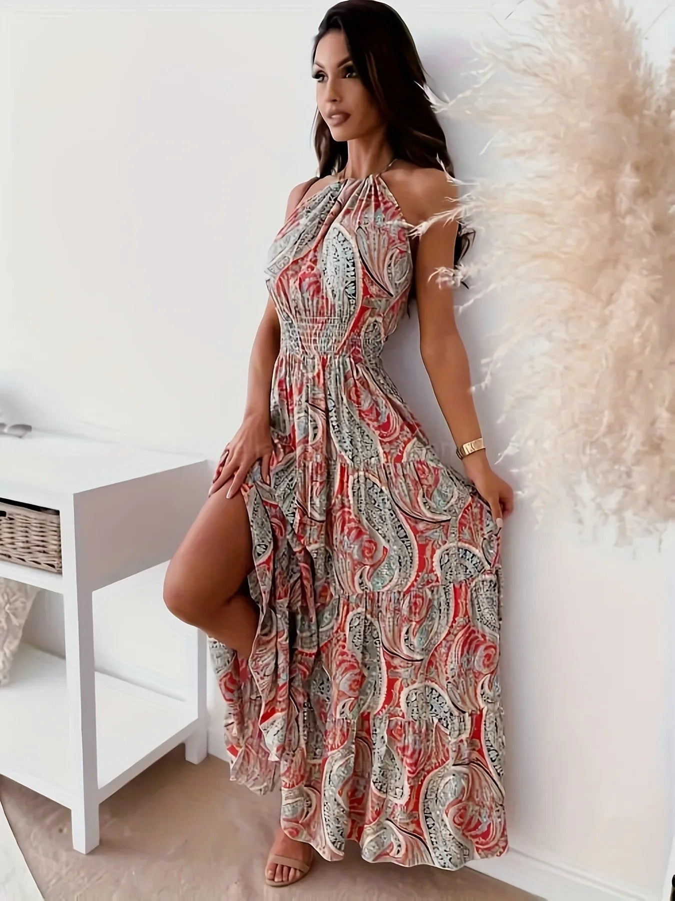 Lightweight Flowy Summer Elegant Dress