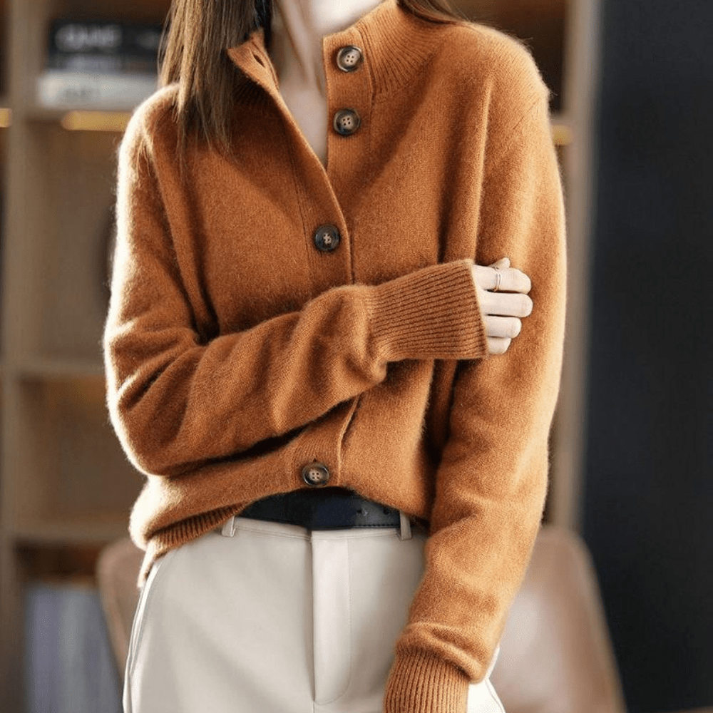 Women's retro button down cardigan