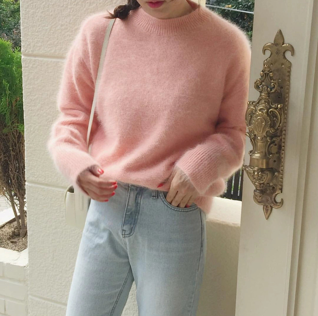 Knitted Round Neck Sweater
