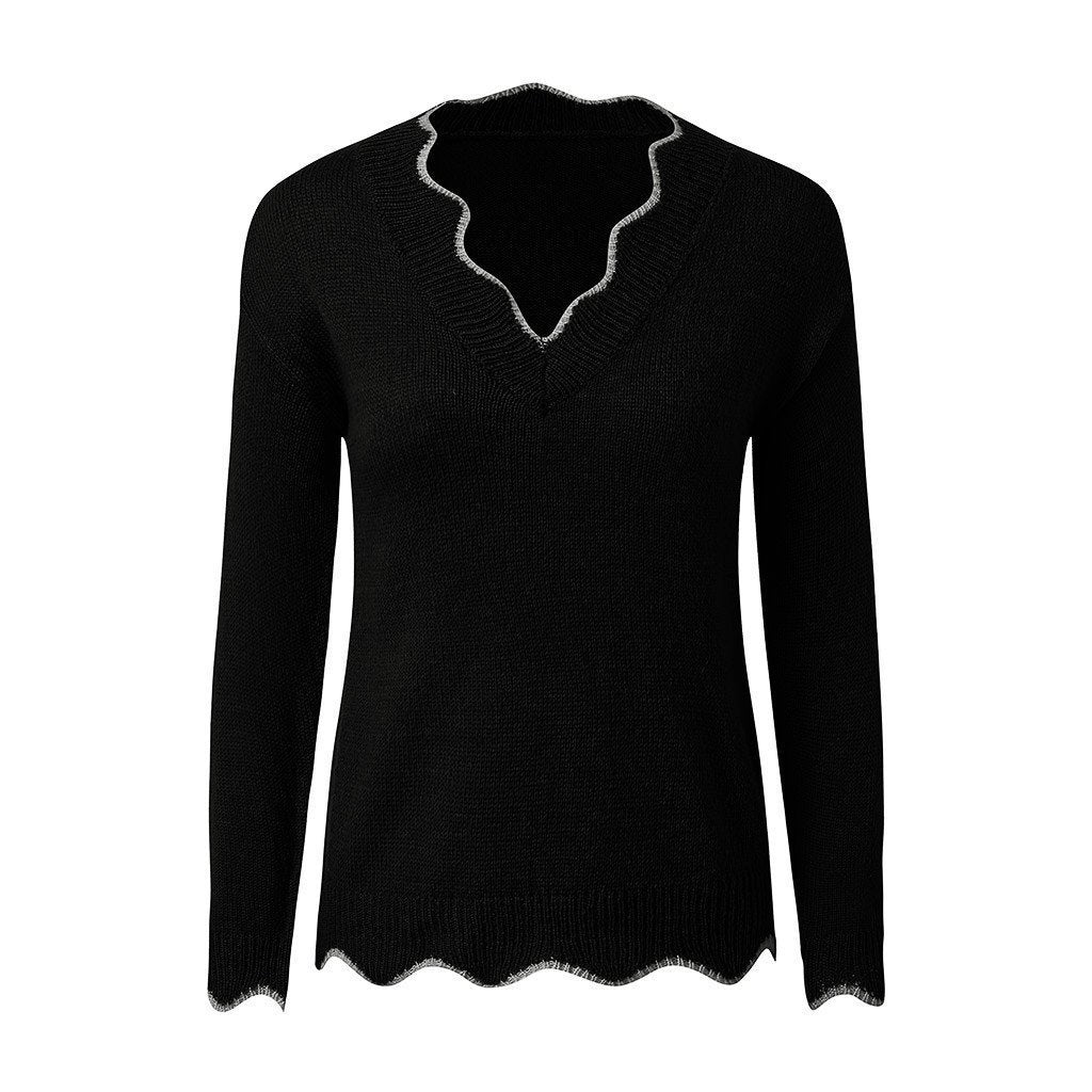 Women's elegant soft knit sweater