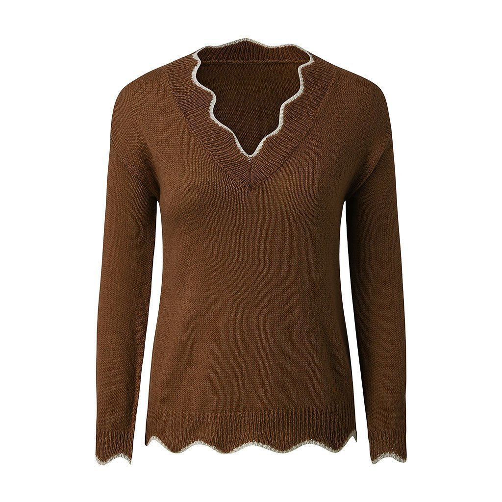Women's elegant soft knit sweater