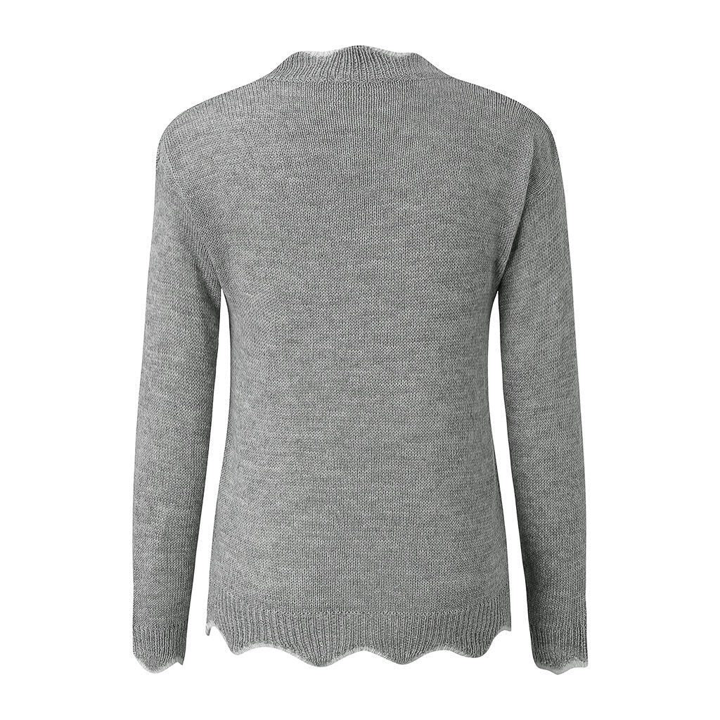 Women's elegant soft knit sweater