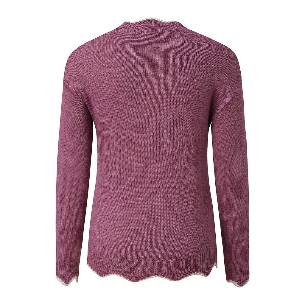 Women's elegant soft knit sweater
