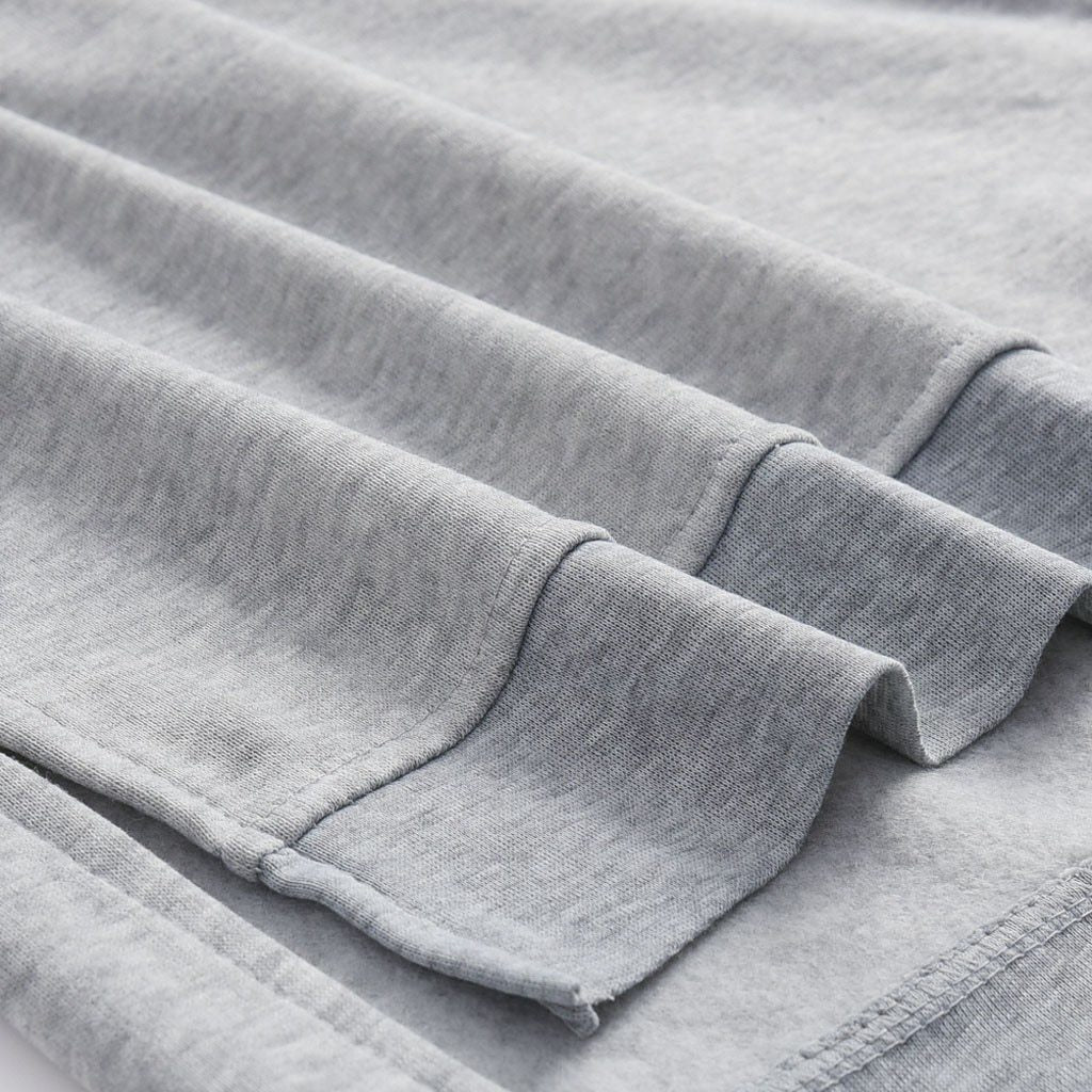 Women's irregular slit long sleeved pullover sweater set