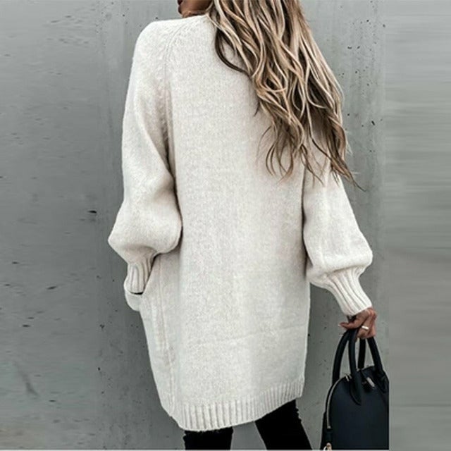 Women's soft long cardigan relaxed fit