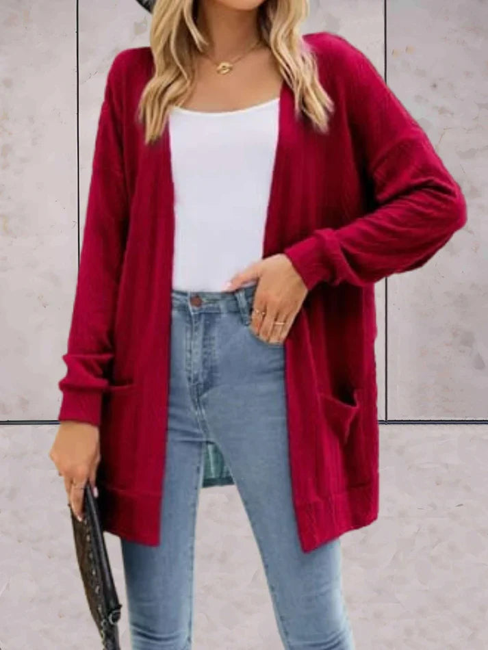 Women's fashionable long cardigan vest for women