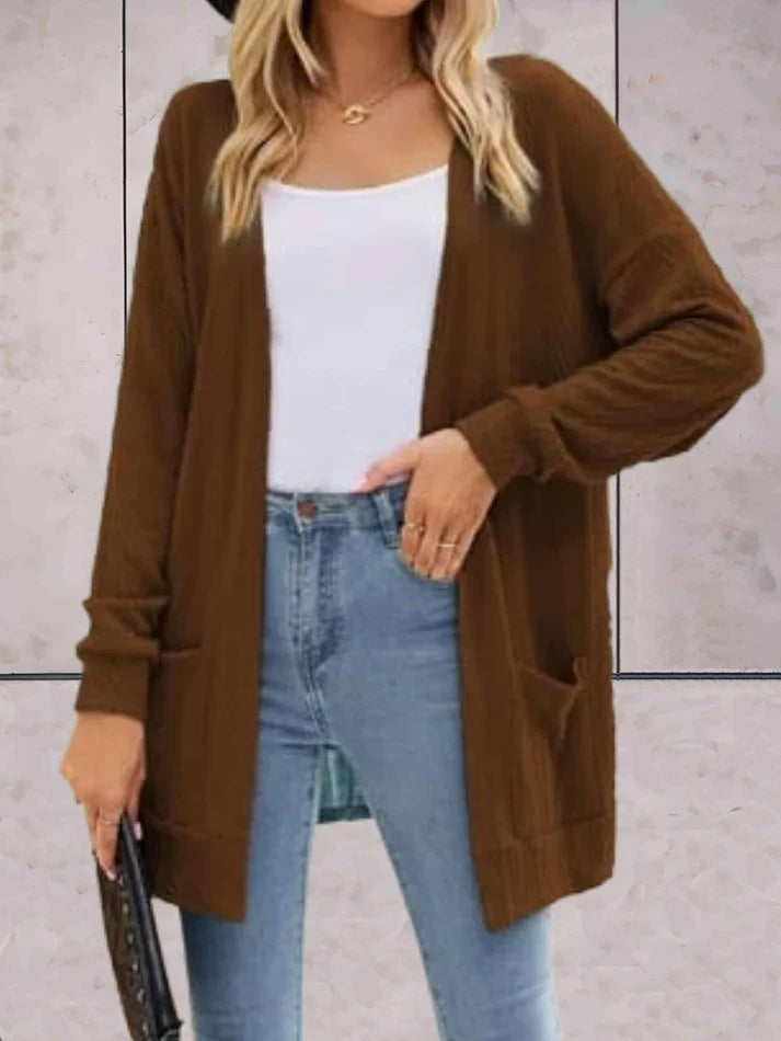 Women's fashionable long cardigan vest for women