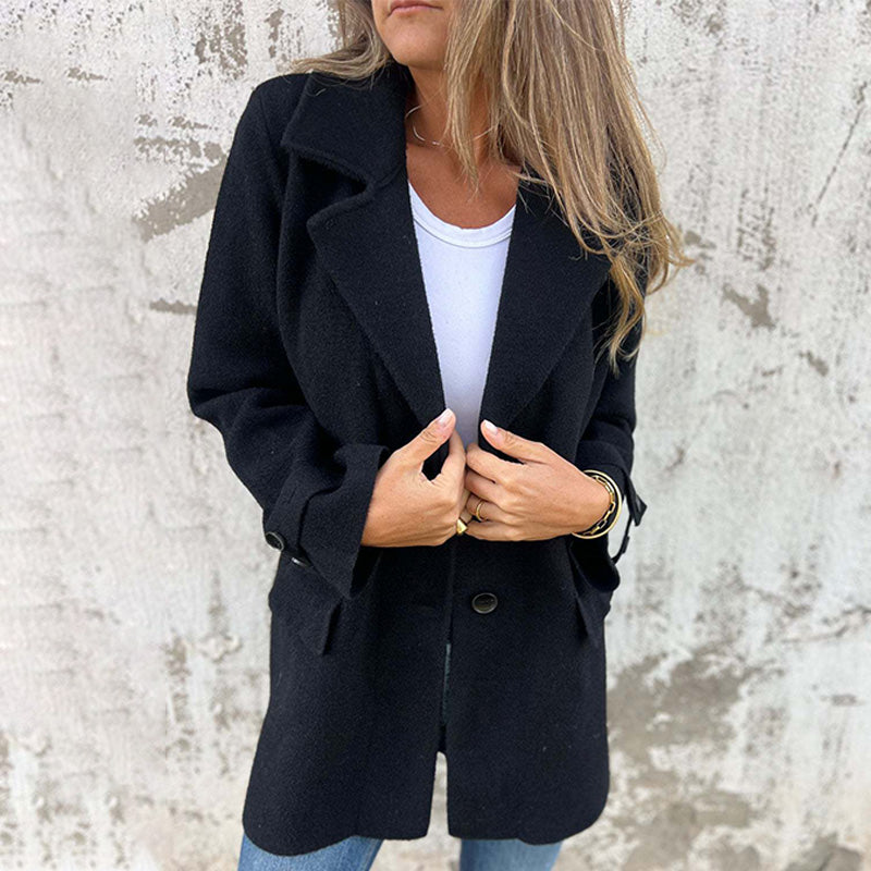 Women's classic long coat