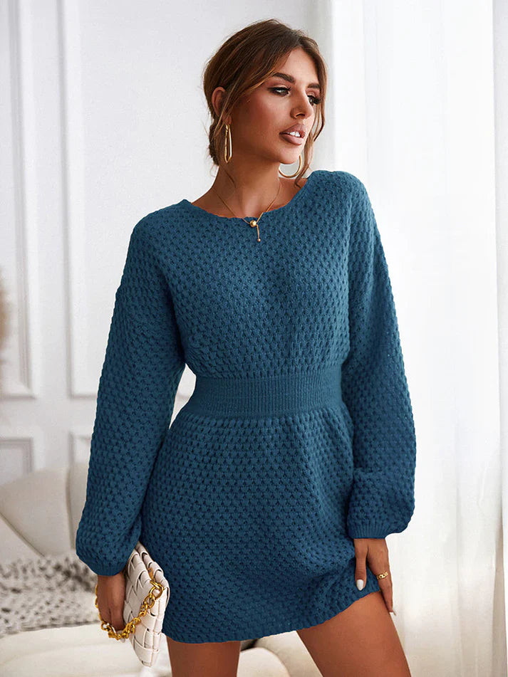 Women's knitted mini dress