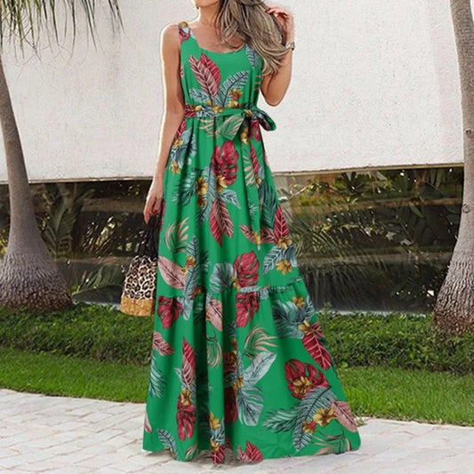 Lightweight Floral Print Loose Dress