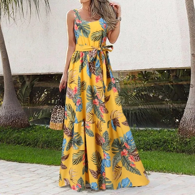Floral Print Loose Dress for Women – Lightweight & Flowy